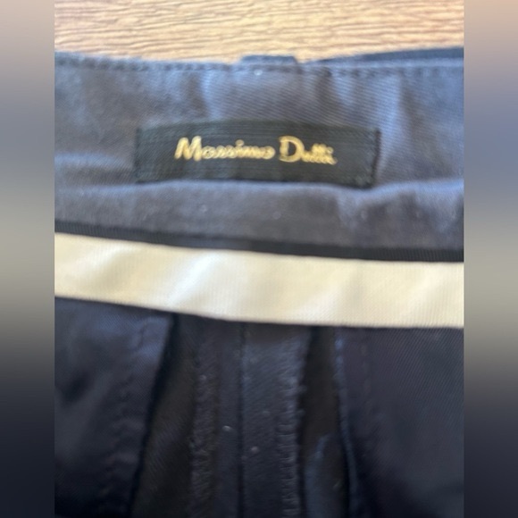 MASSIMO DUTTI WOMEN STRIPED DRESS PANTS ITALIAN FABRIC IN - Picture 7 of 9